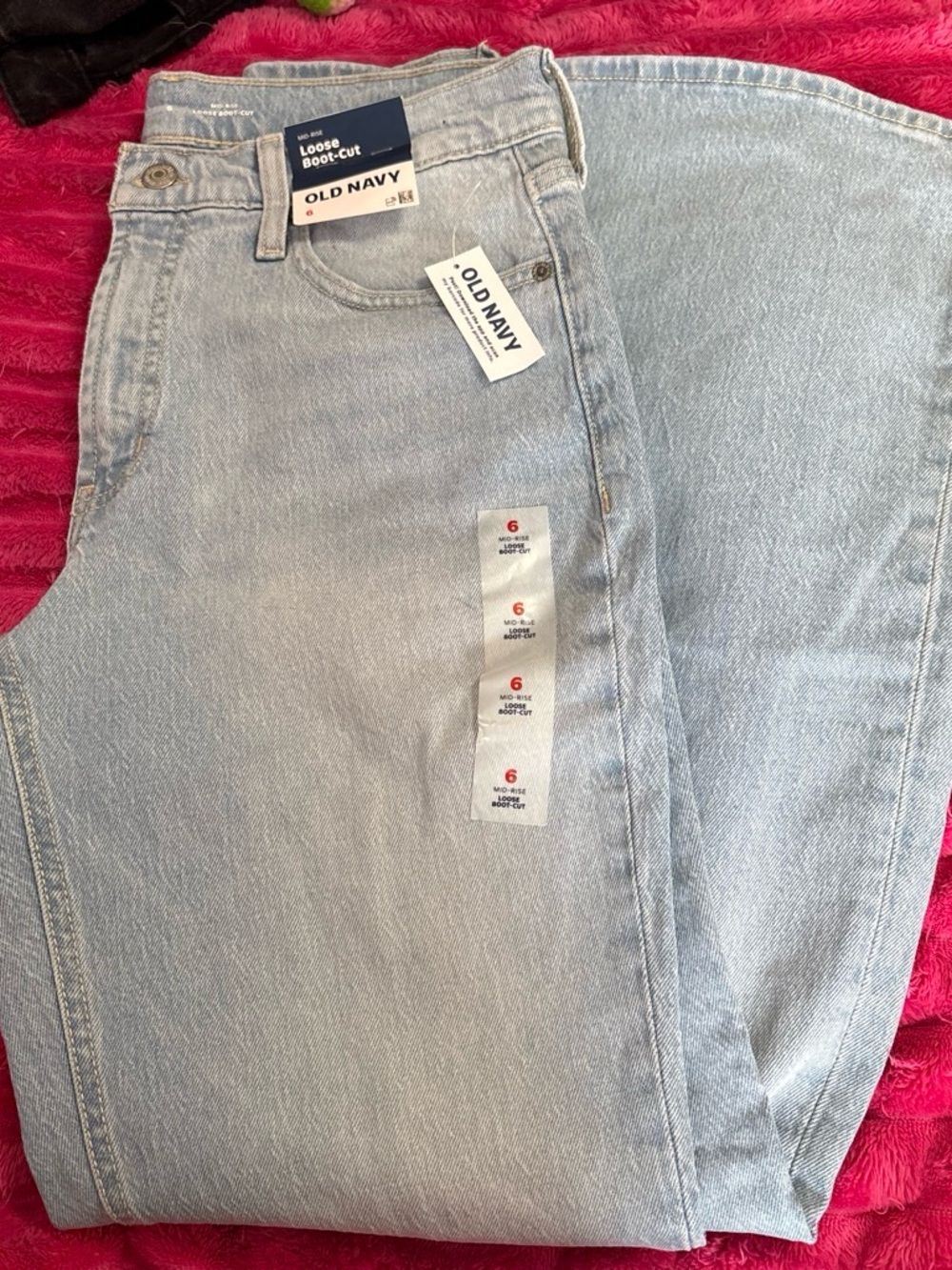 Old Navy Light Wash Blue Boot-Cut Jeans